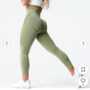 NVGTN green contour seamless leggings size small